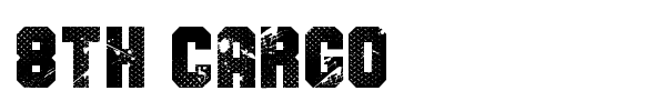 8th Cargo font preview